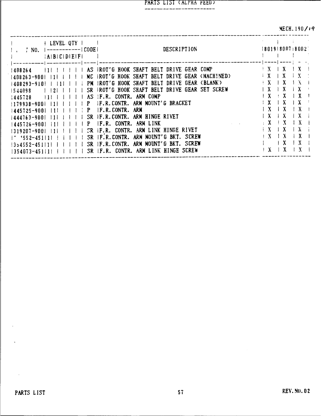 Singer 8000 Series manual 