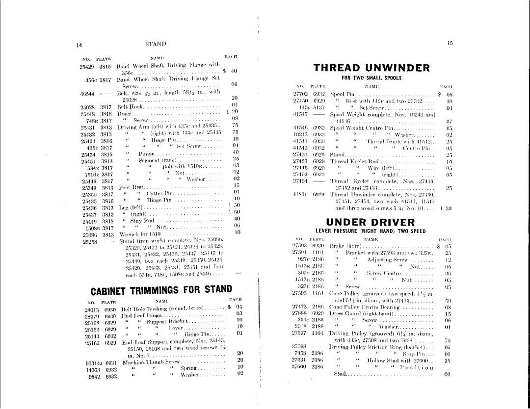 Singer 82-21 manual 