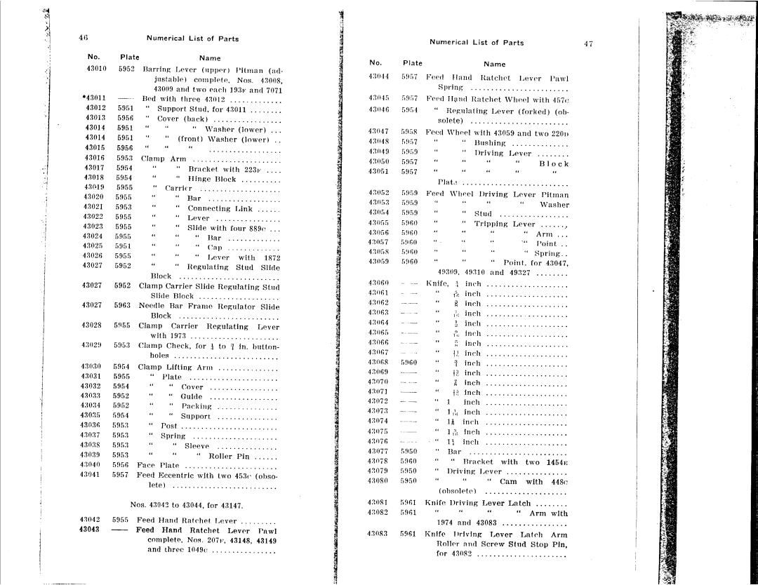 Singer 84-1 manual 