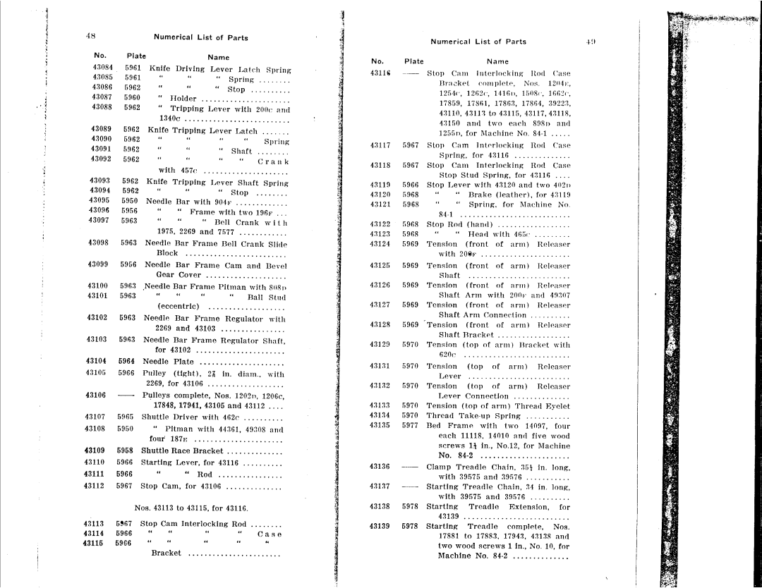 Singer 84-1 manual 