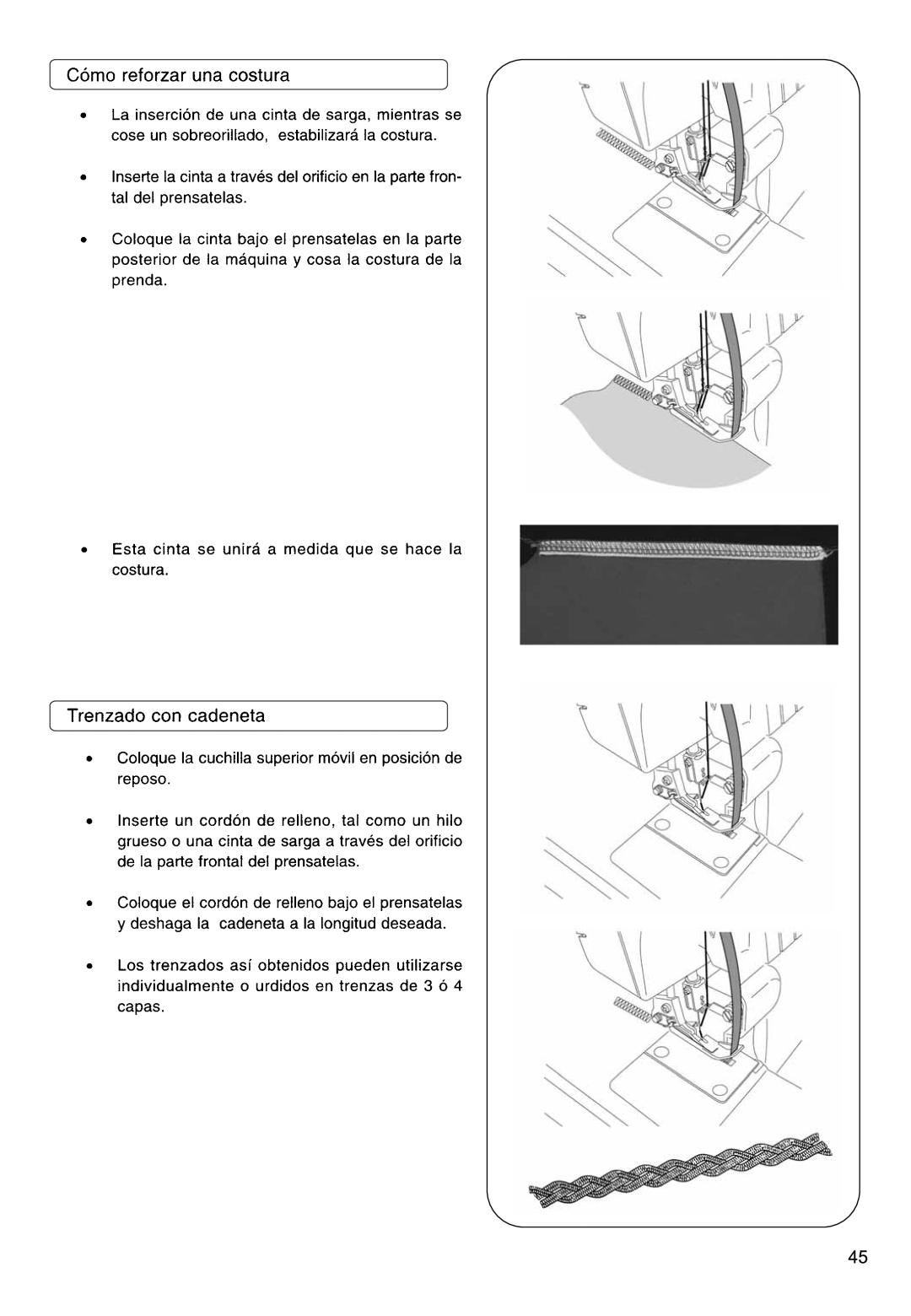 Singer 850CSH instruction manual 