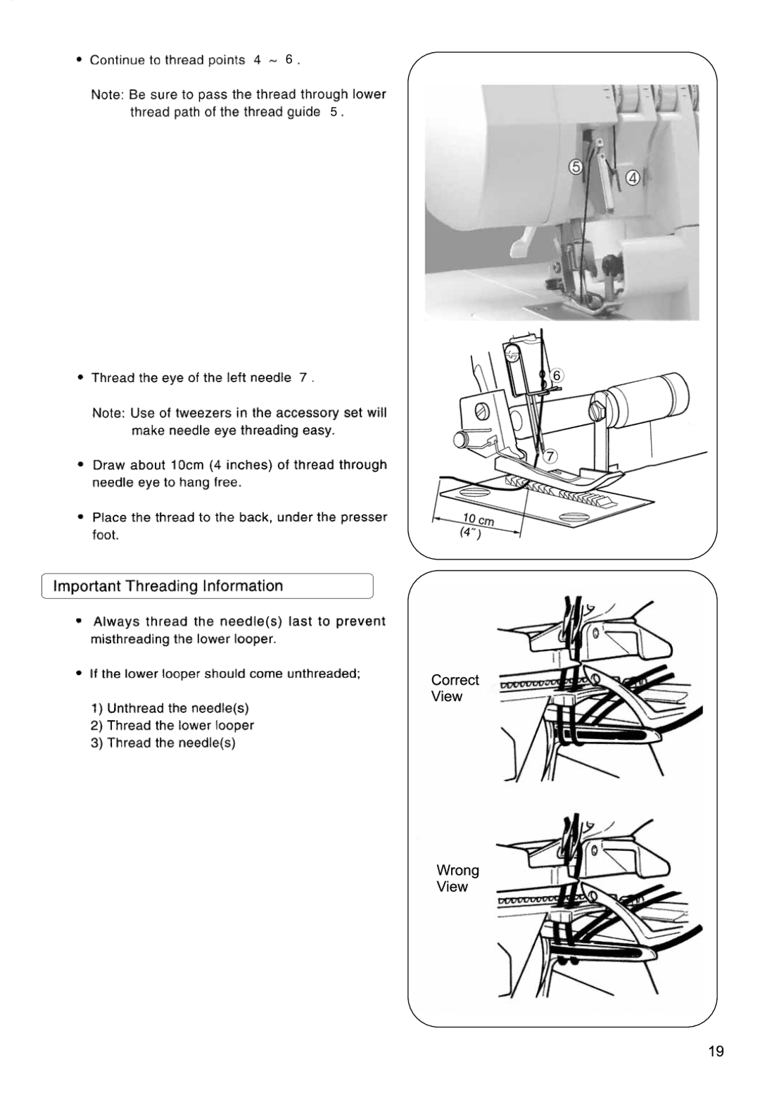 Singer 850CSH instruction manual 