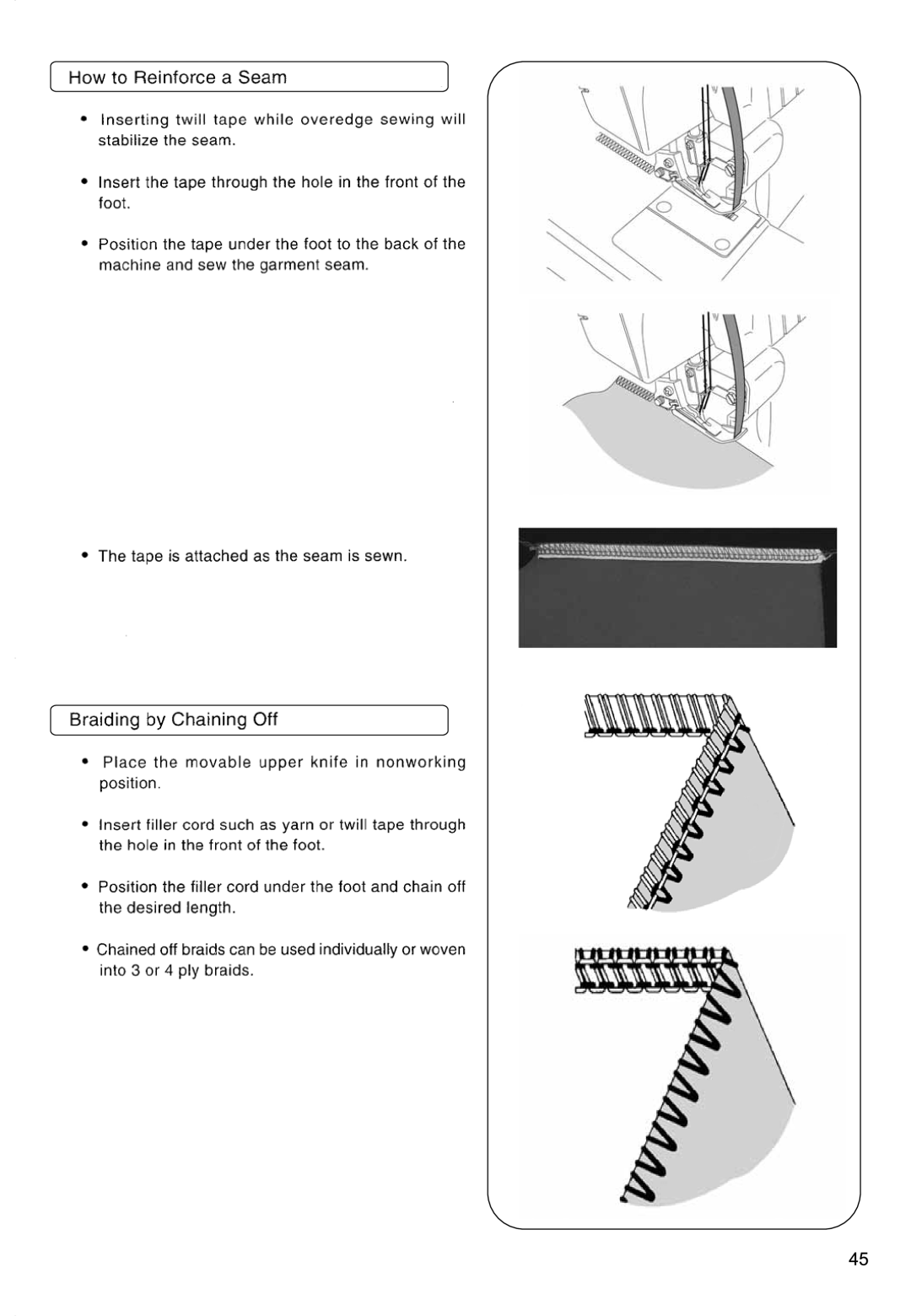 Singer 850CSH instruction manual 