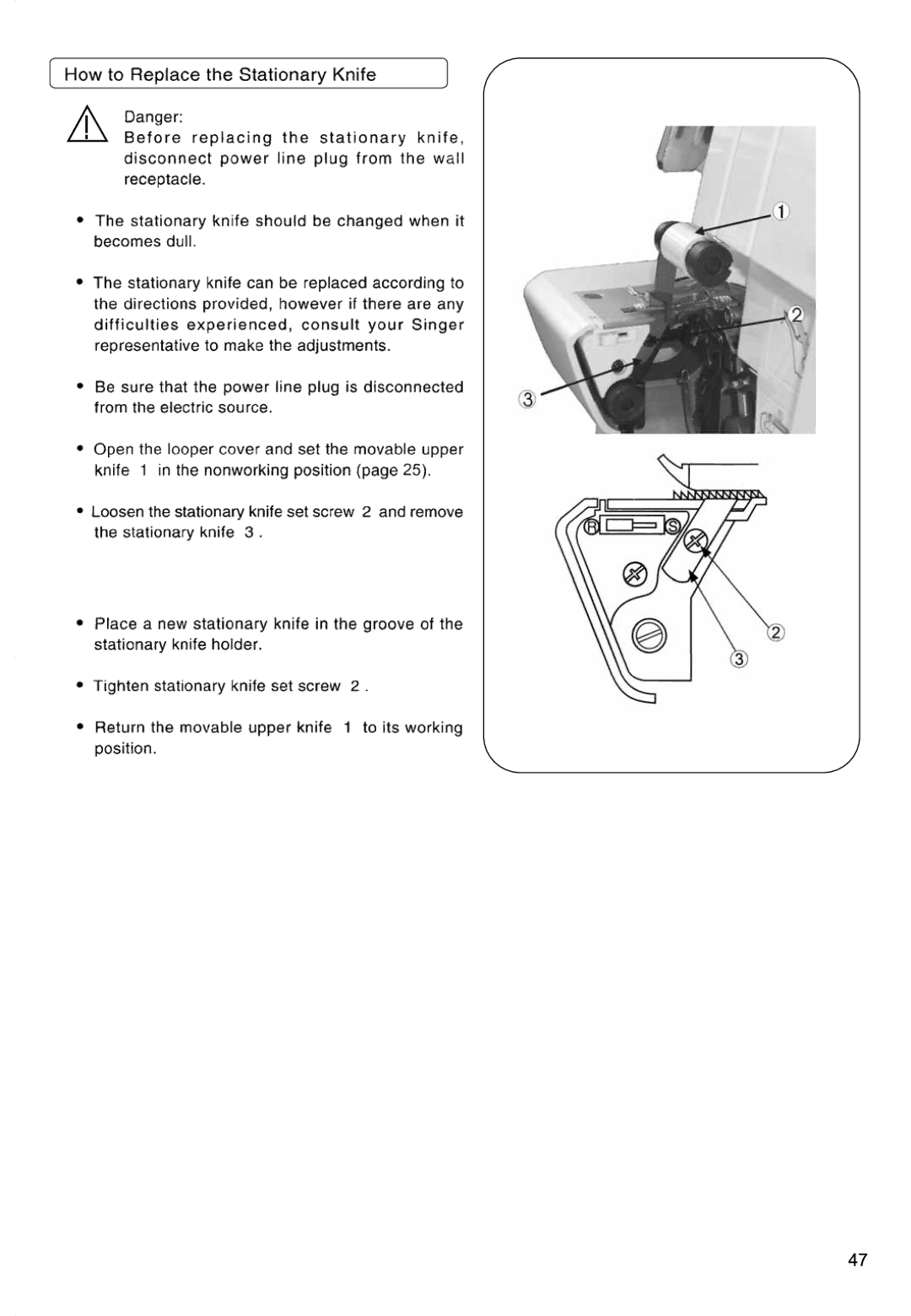 Singer 850CSH instruction manual 