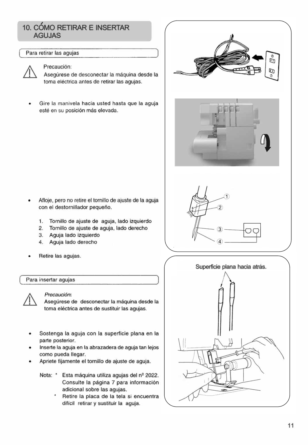 Singer 850CSH instruction manual 