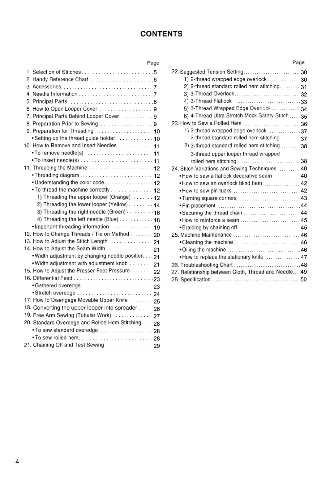 Singer 850CSH instruction manual 