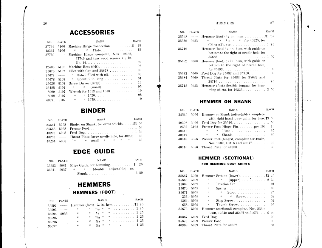 Singer 88-1, 88-3 manual 