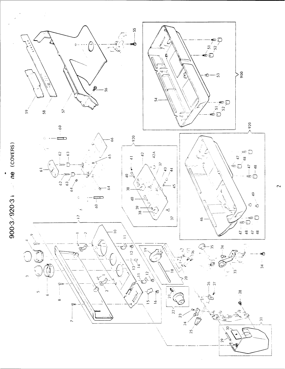 Singer 900-3, 920-3 manual 