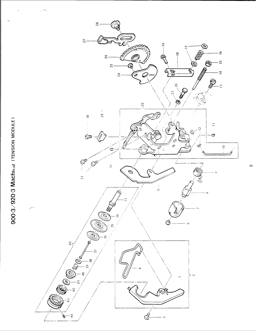 Singer 920-3, 900-3 manual 