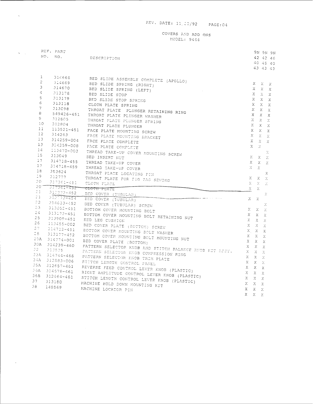 Singer 9444 manual 