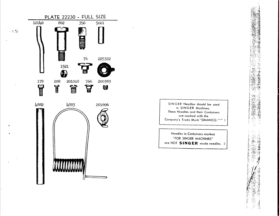 Singer 95-100, 95-80 manual 