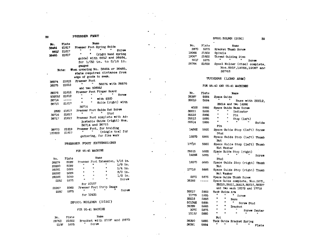 Singer 95-40, 95-41, 95-42 manual 