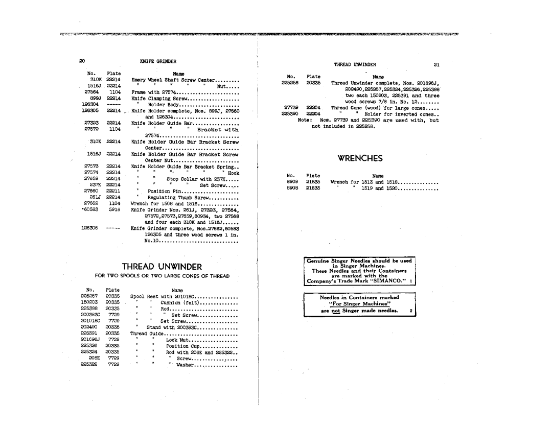 Singer 96-45 manual 