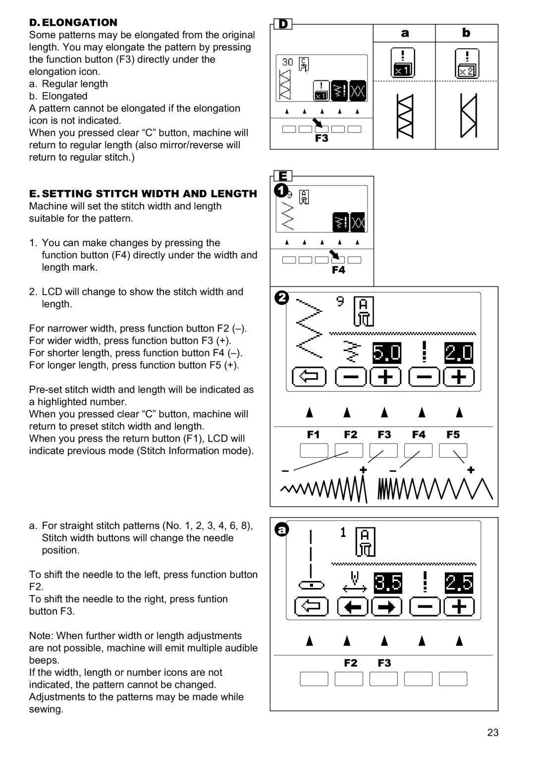 Singer 9960 instruction manual Elongation 