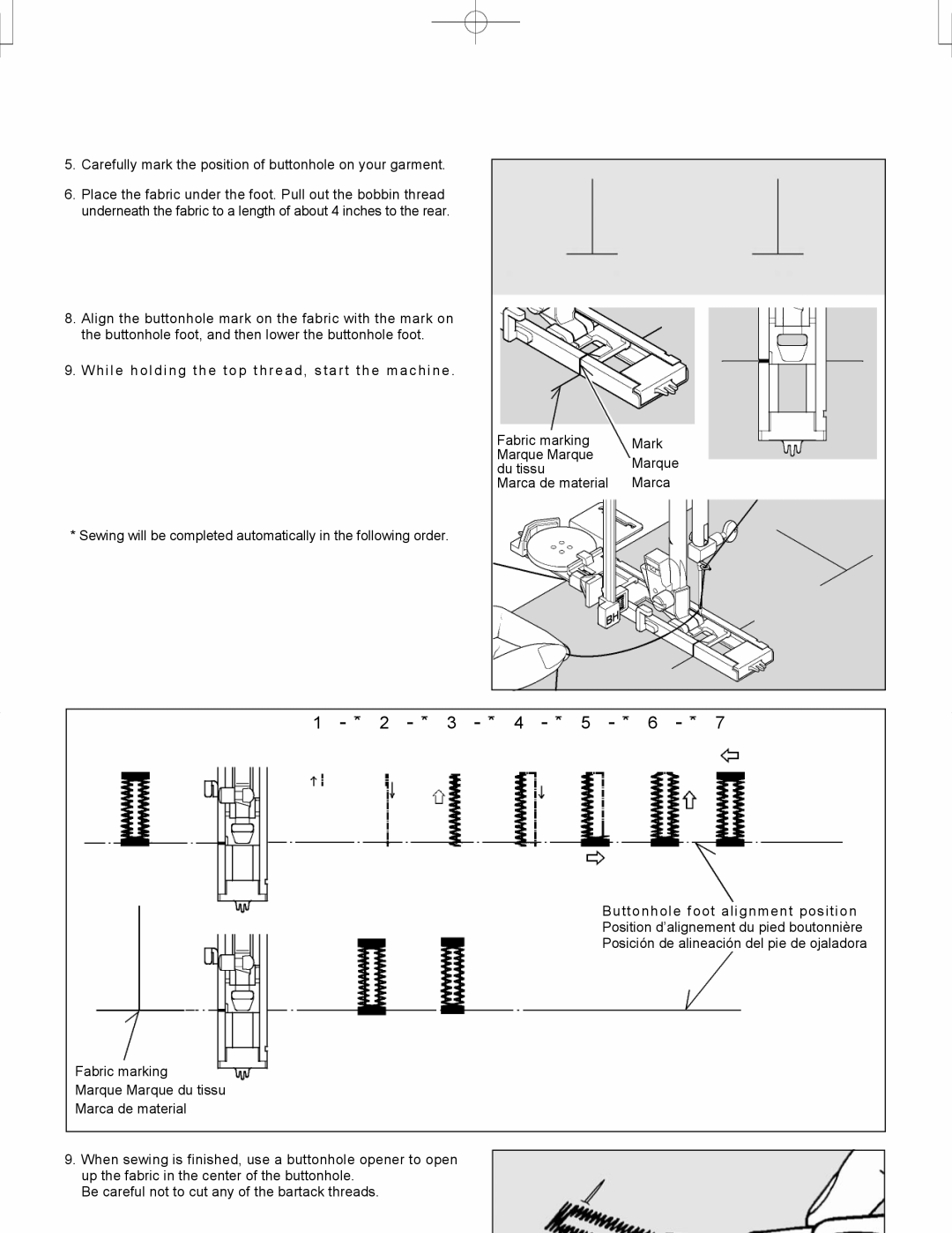 Singer CE-150 instruction manual 3 * 4 * 5 * 6 