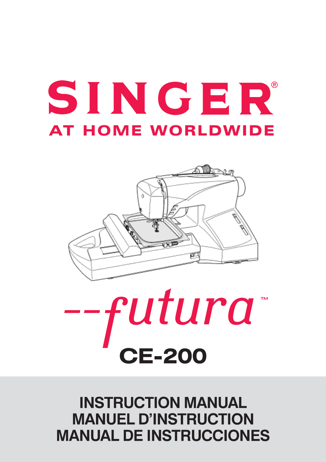 Singer CE-200 instruction manual 
