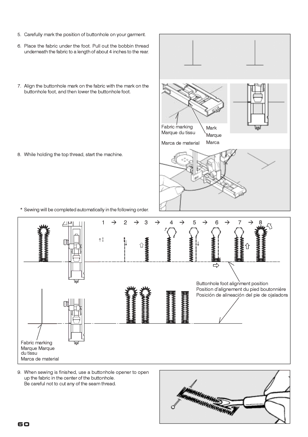 Singer CE-200 instruction manual 2 Æ 3 Æ 4 Æ 5 Æ 6 Æ 7 Æ 