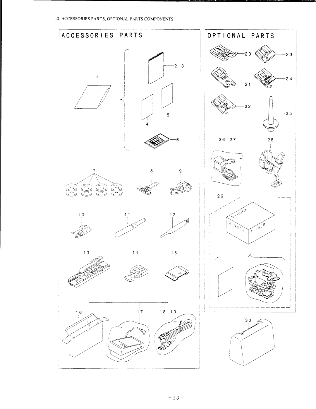 Singer DSXII manual 