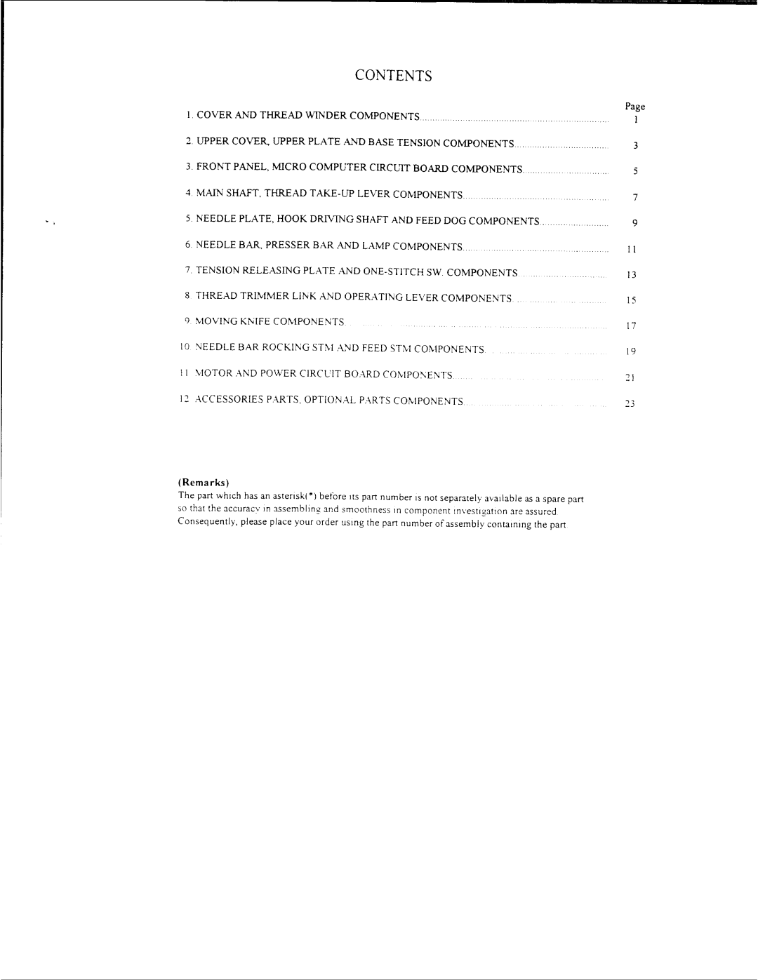Singer DSXII manual 