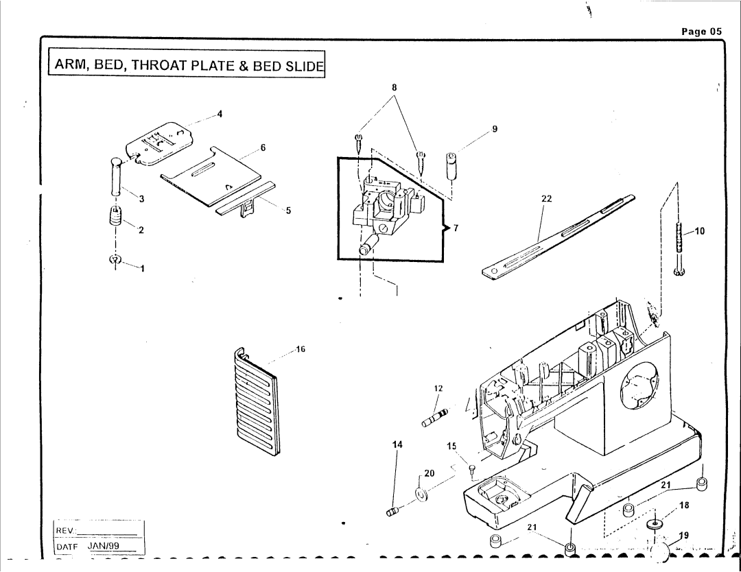 Singer SM14, FM17, CM17, FM22, 57825, 5825, 5830, 5838 manual 