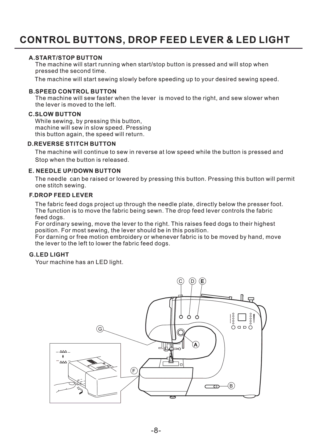 Singer FW75 manual 