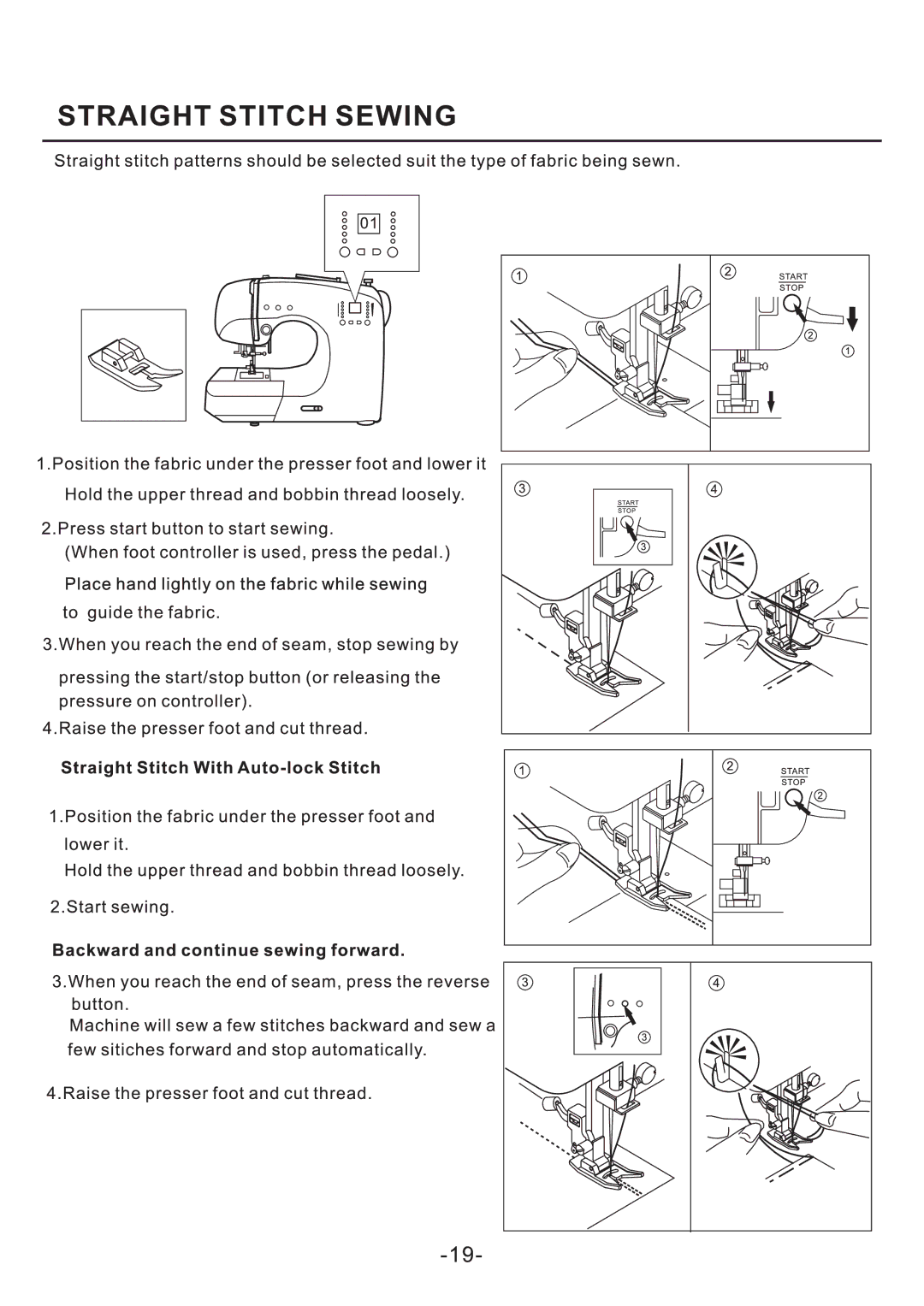 Singer FW75 manual 