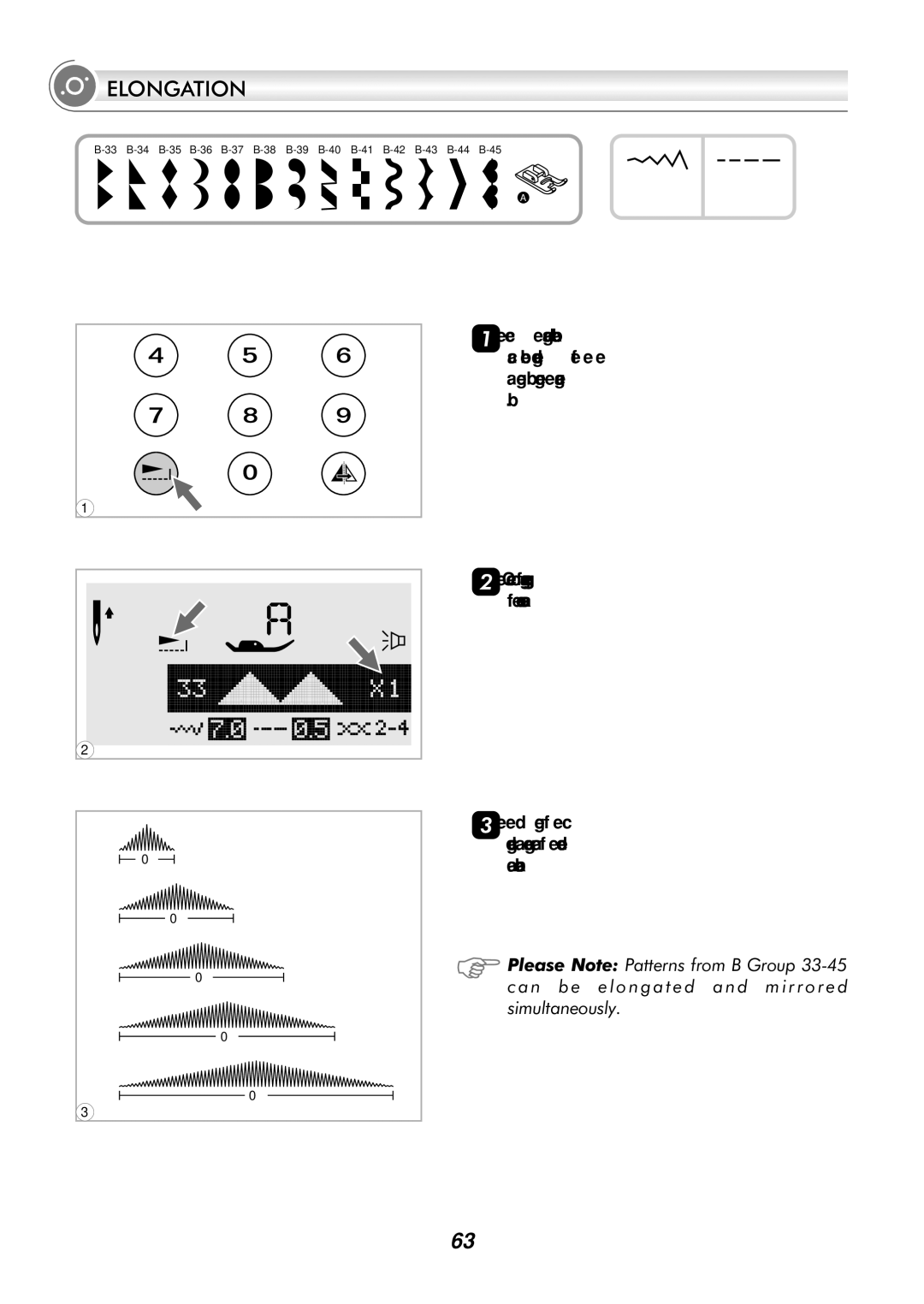 Singer H74 instruction manual Elongation 