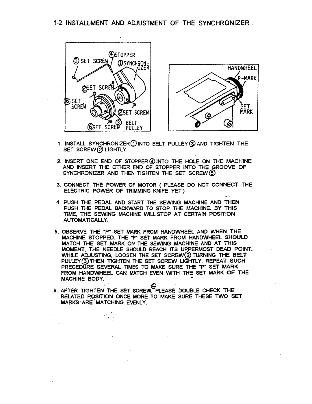 Singer UT-1, ST-1 instruction manual 