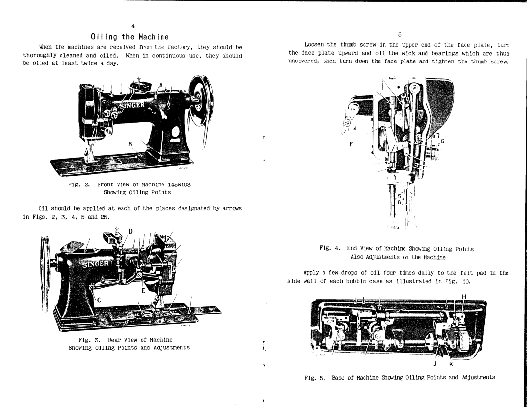 Singer W203, W303, 145W103 manual 