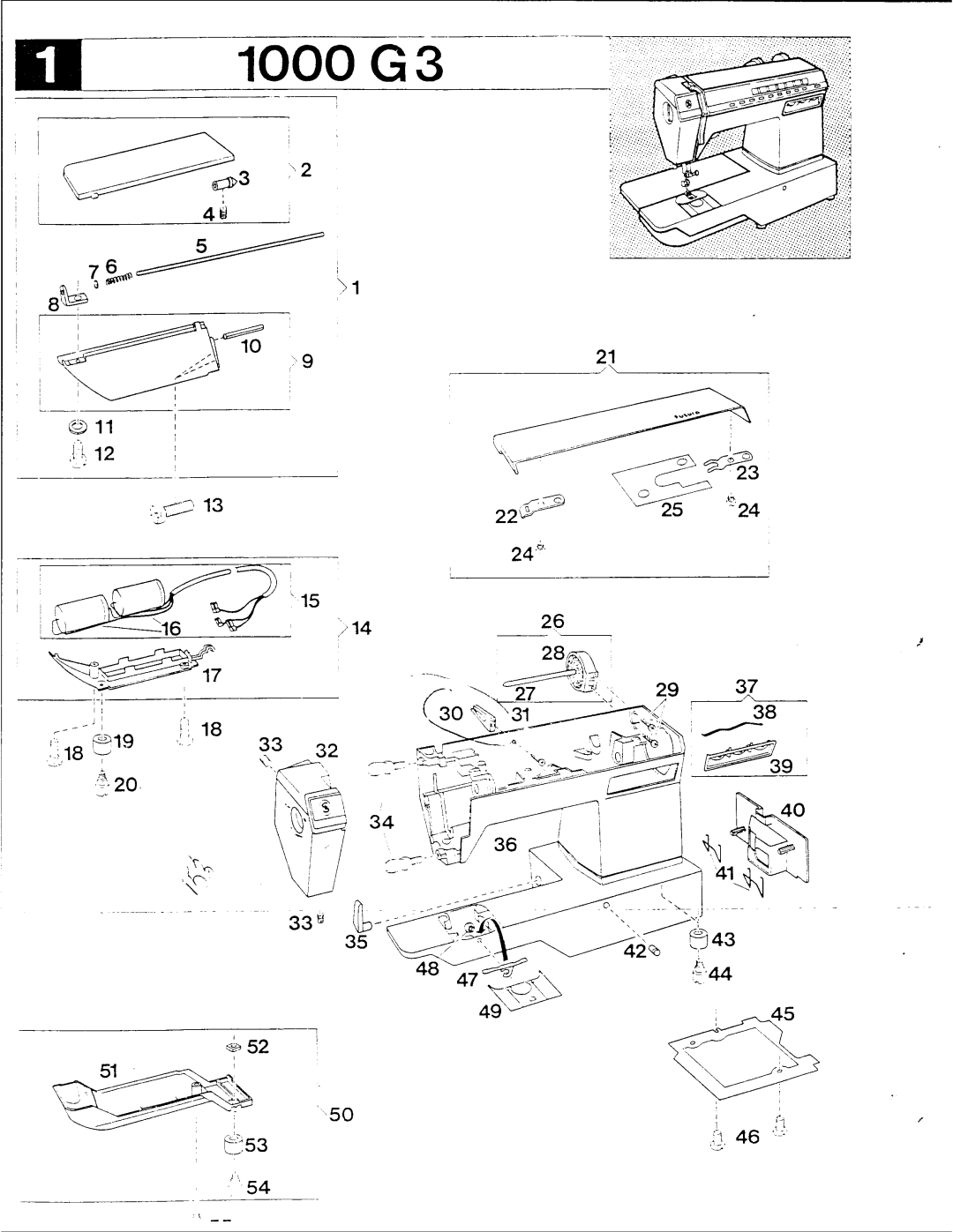 Singer XL-1000 manual 