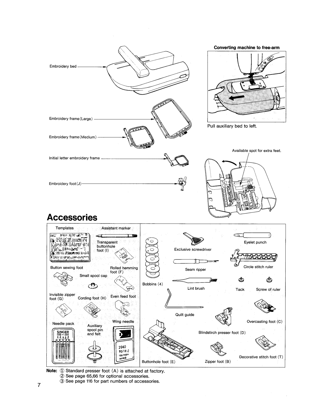 Singer XL-1000 manual 