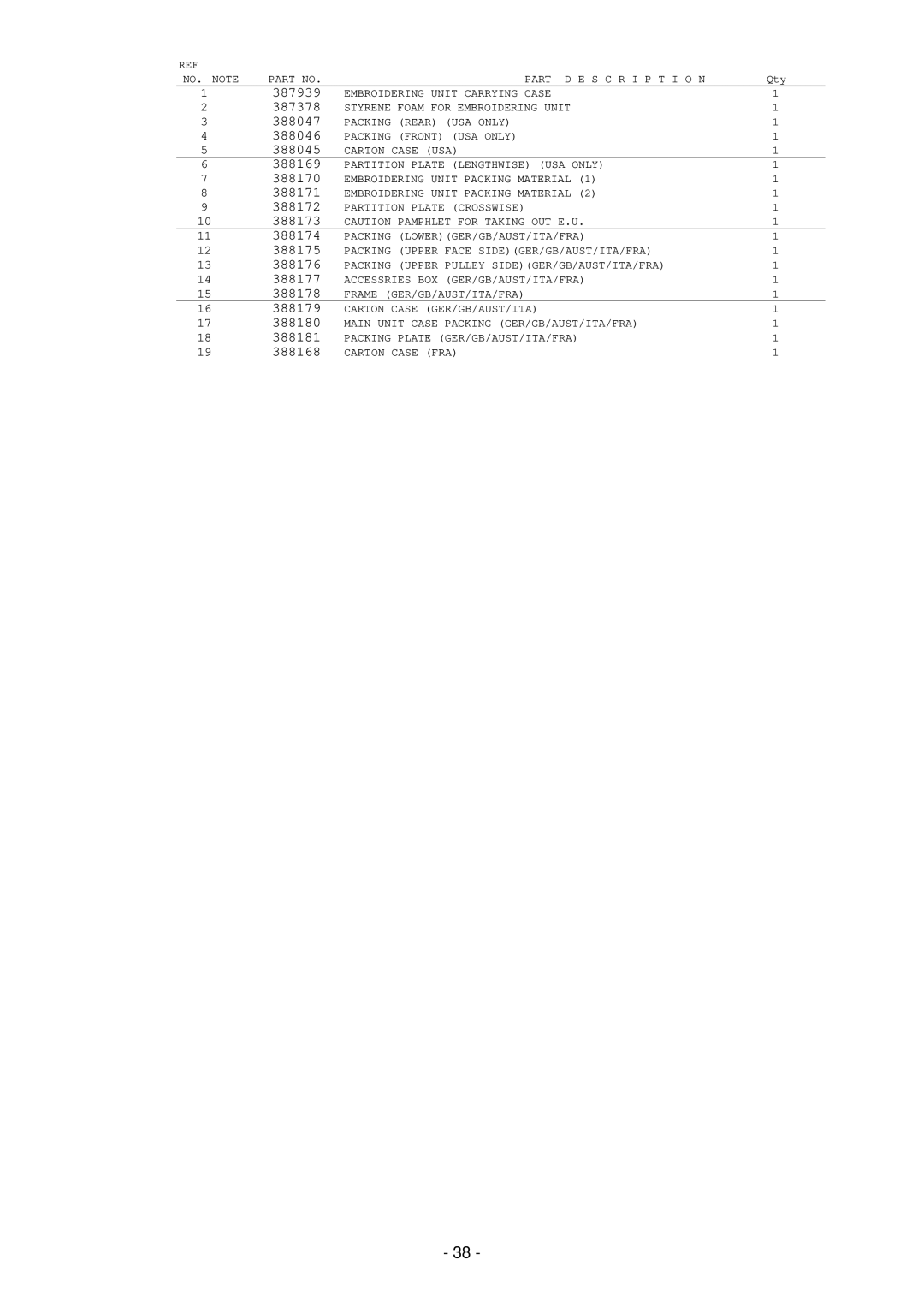 Singer XL-5000 manual 387939 