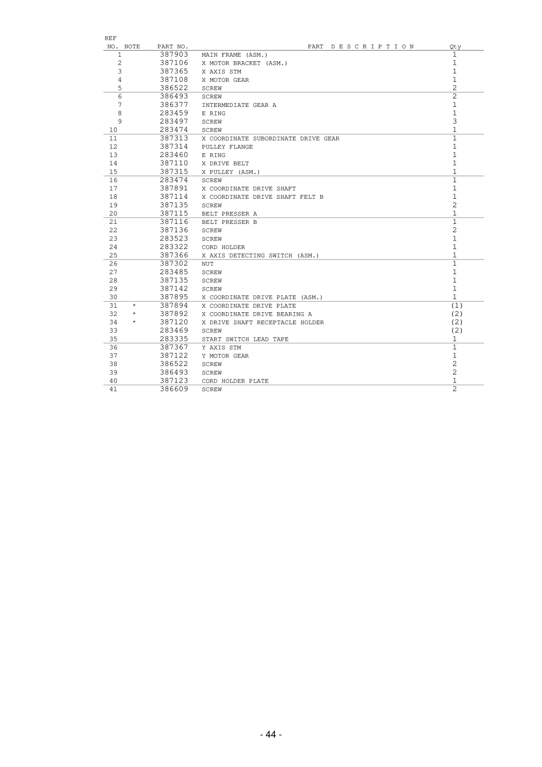 Singer XL-5000 manual 387903 