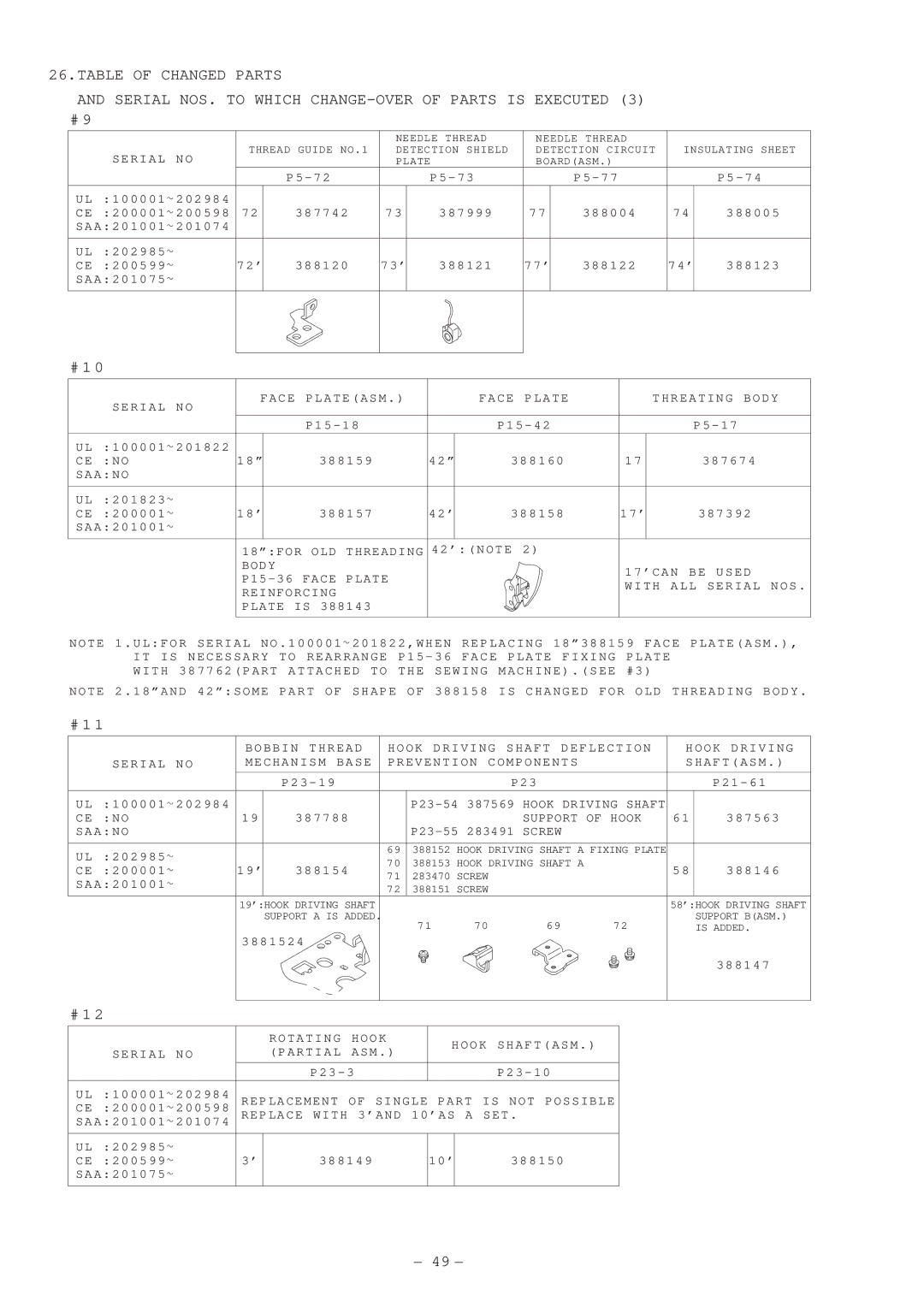 Singer XL-5000 manual # 1 