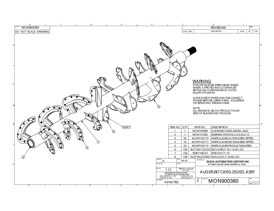 Sioux Tools 2050 manual MON900380 