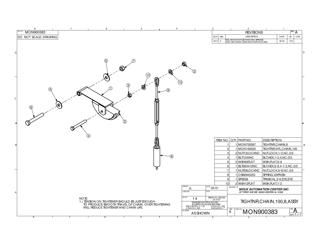 Sioux Tools 2050 manual MON900383 