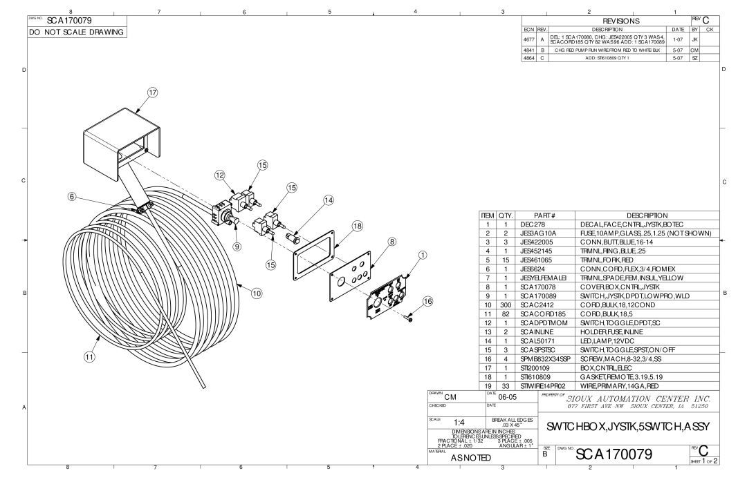 Sioux Tools 2050 manual SCA170079 