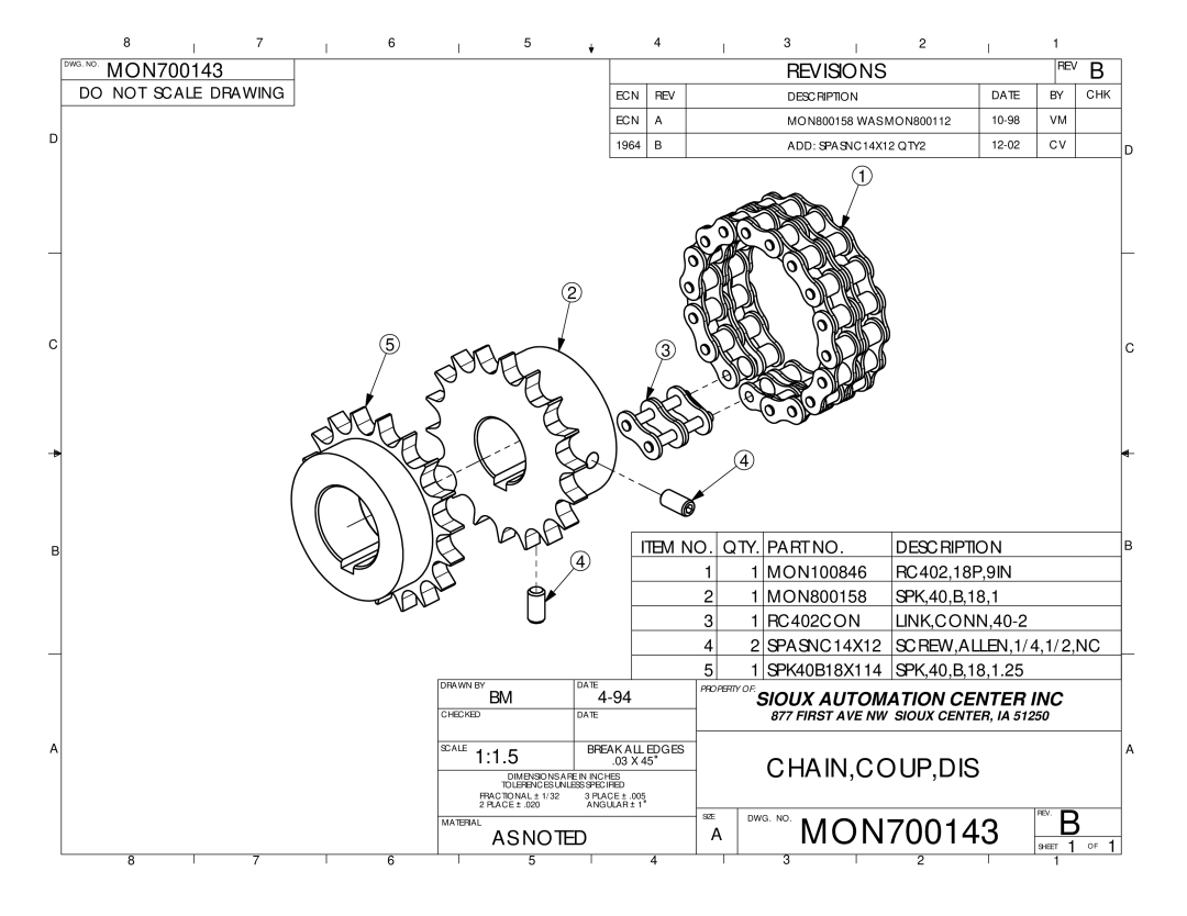 Sioux Tools 2050 manual MON700143 