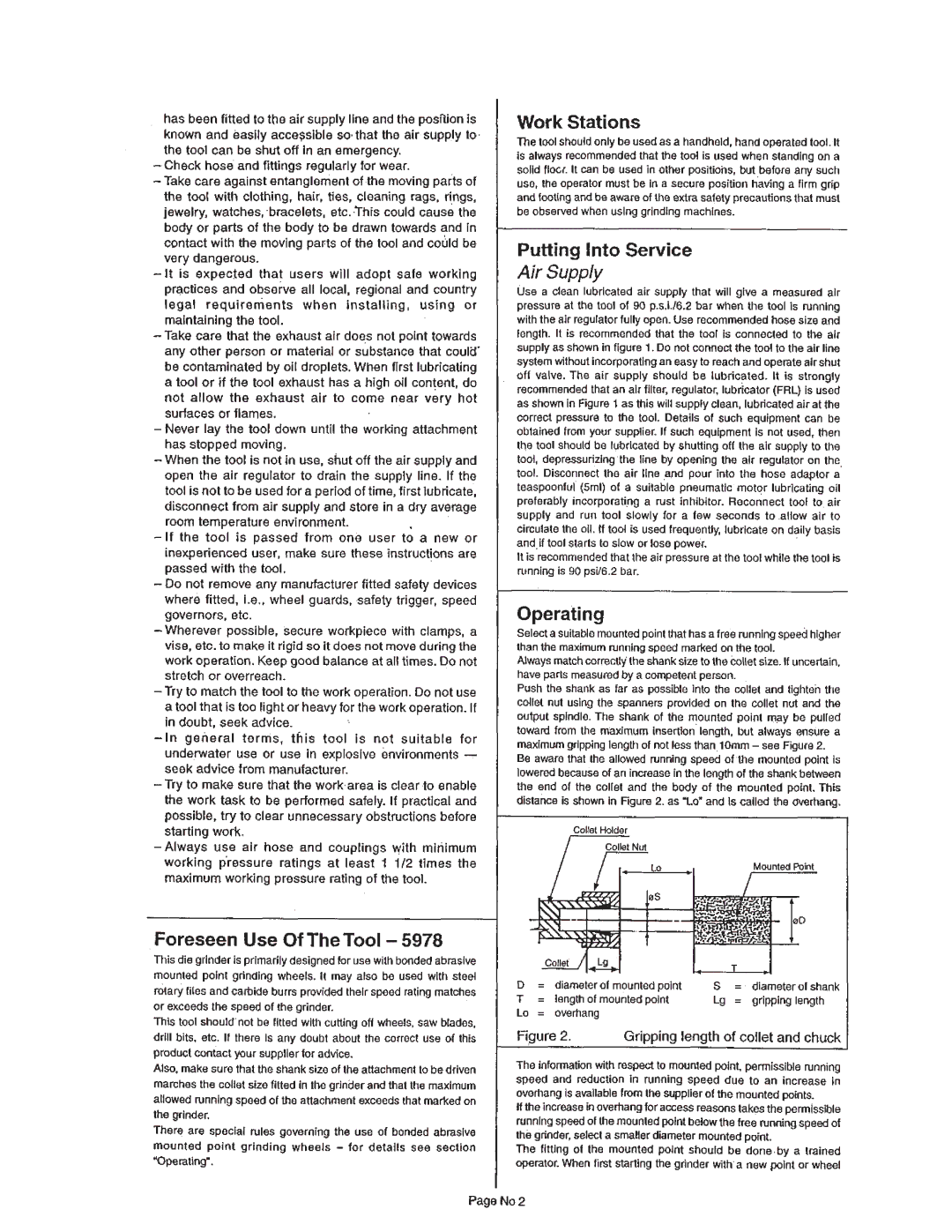 Sioux Tools 5978 manual 