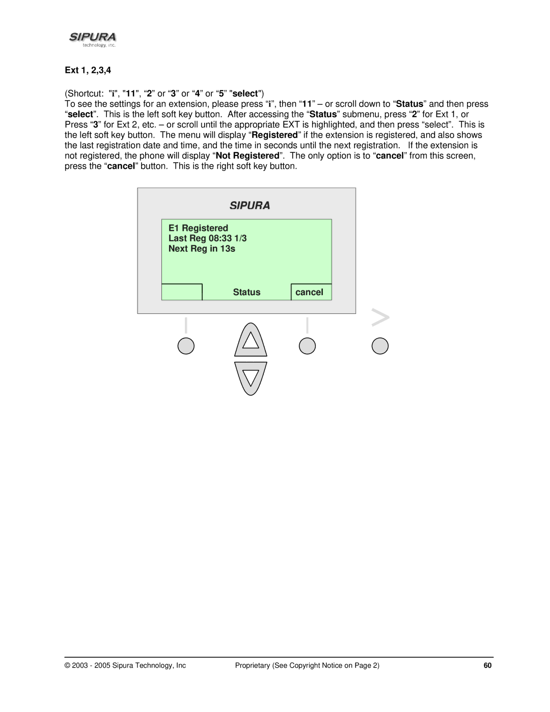 Sipura Technology SPA-841 manual Ext 1, 2,3,4 