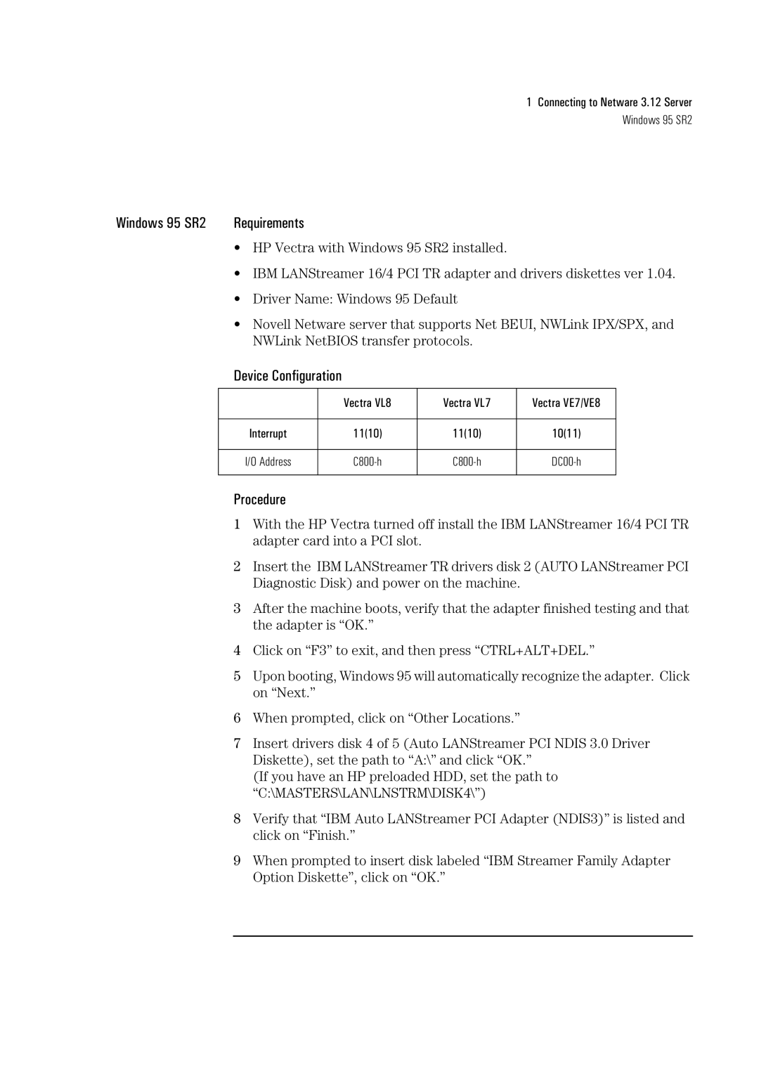 Sirius Satellite Radio 04H8095 manual Windows 95 SR2 Requirements 