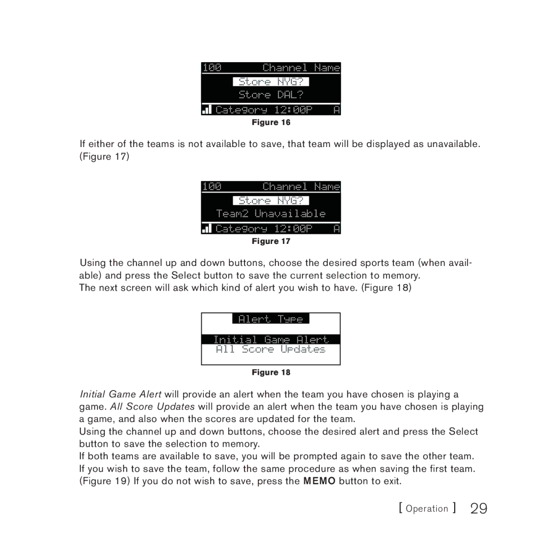 Sirius Satellite Radio 3 manual Song StoreTitleDAL? 