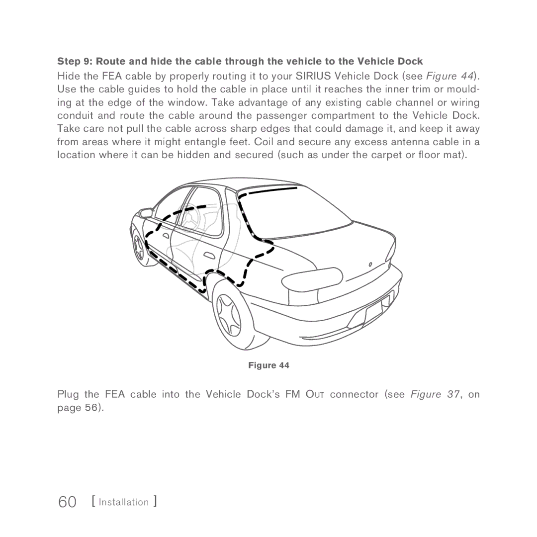 Sirius Satellite Radio 5 manual Installation 