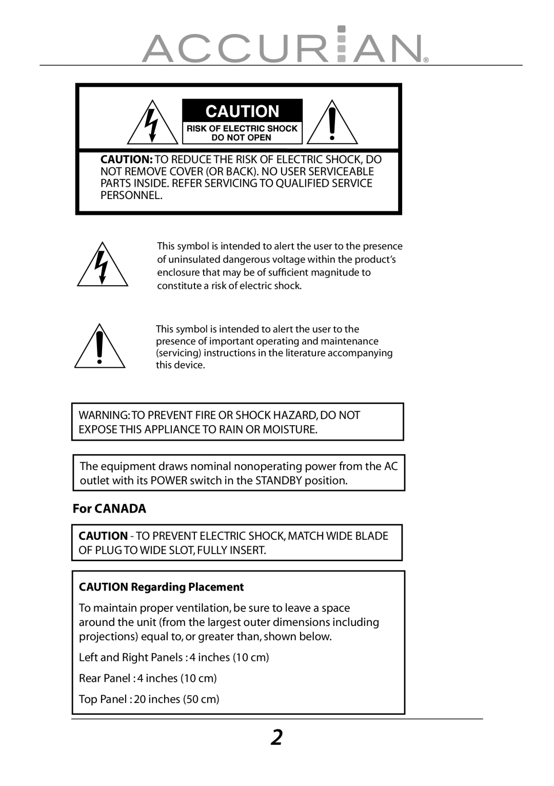 Sirius Satellite Radio 6.1ch Sirius-Ready A/V Surround Receiver manual For Canada 