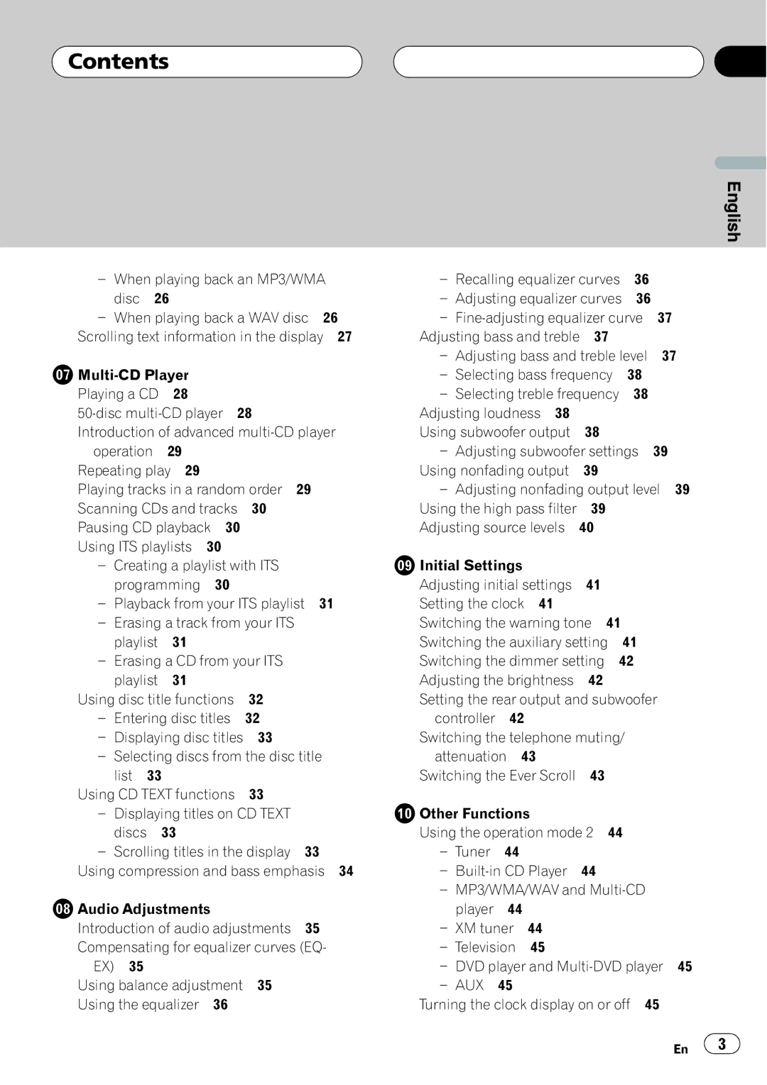 Sirius Satellite Radio DEH-P6700MP operation manual 