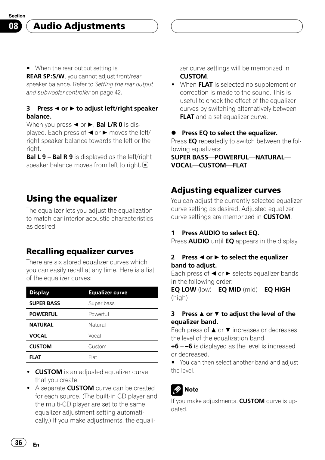 Sirius Satellite Radio DEH-P6700MP operation manual 