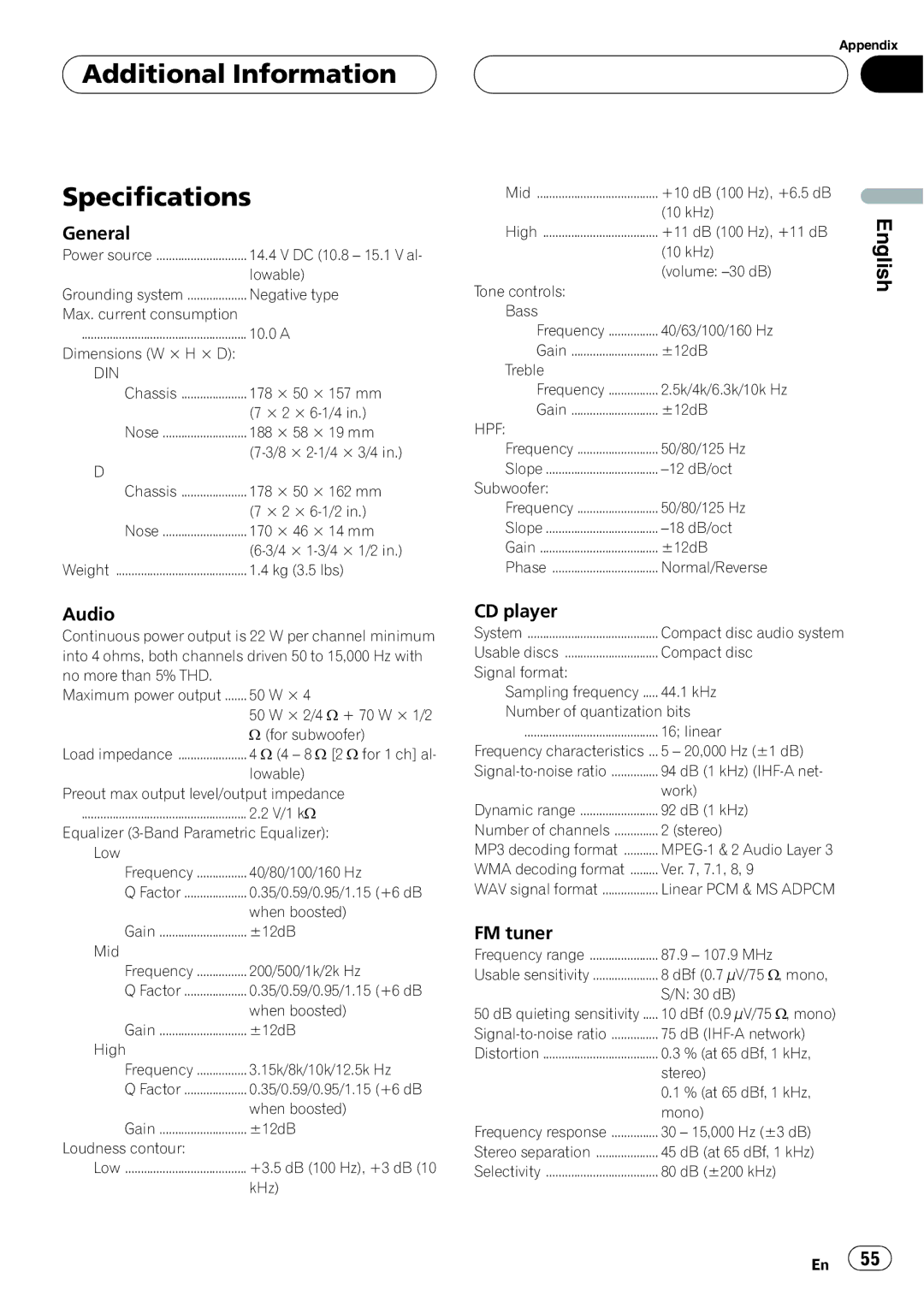 Sirius Satellite Radio DEH-P6700MP operation manual 