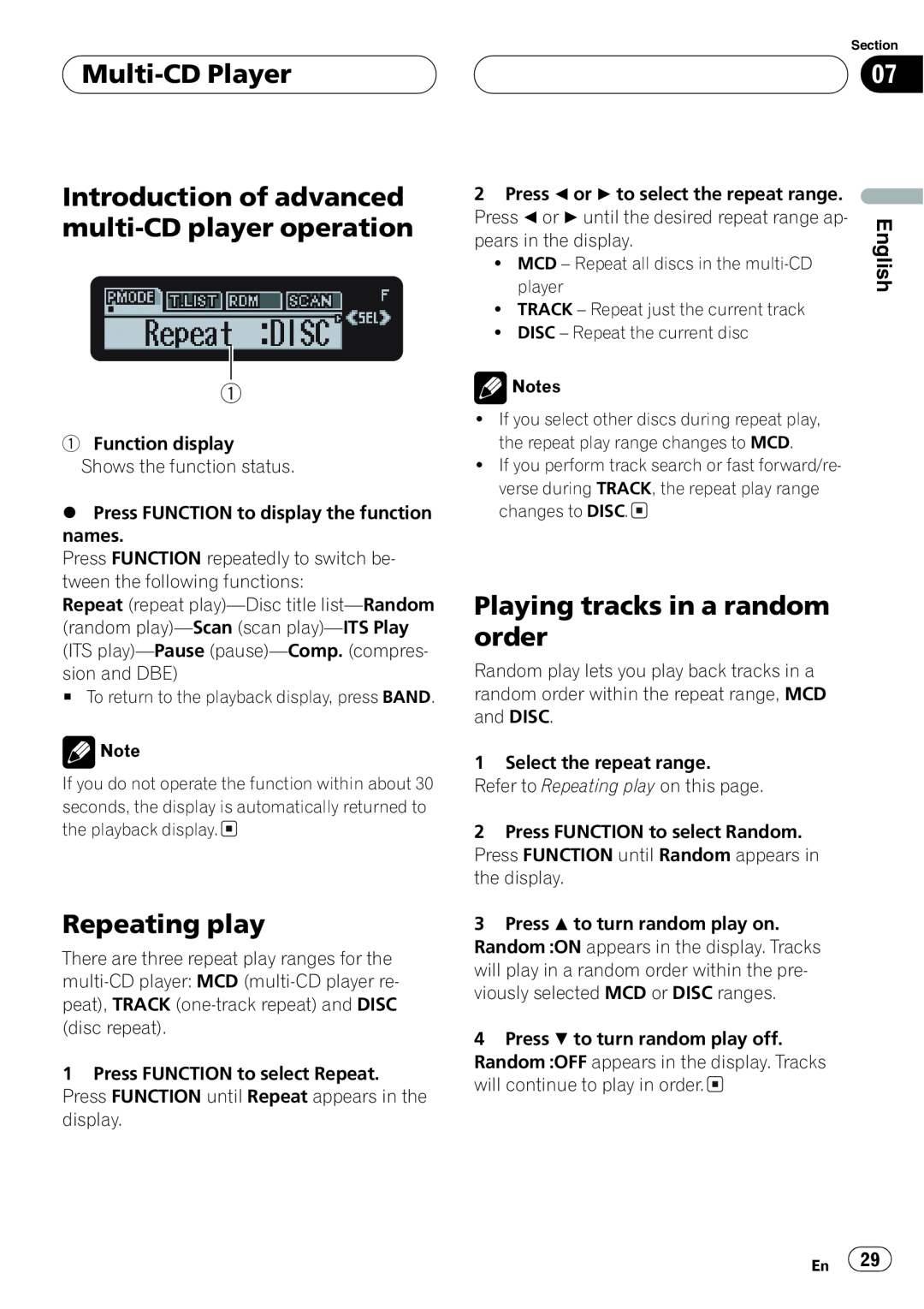 Sirius Satellite Radio DEH-P6700MP operation manual 