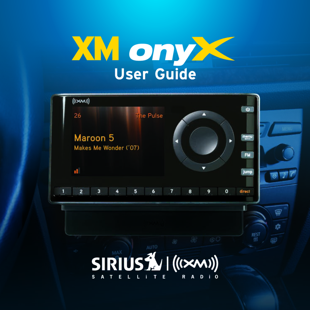 Sirius Satellite Radio ISP2000 manual User Guide 