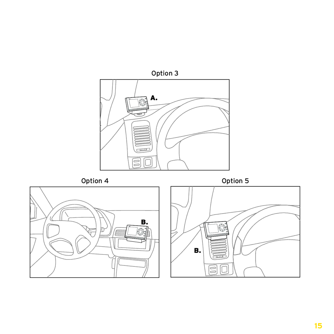 Sirius Satellite Radio ISP2000 manual Option 